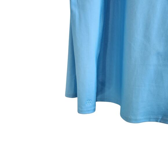 All In Motion Knit Slit Active Tennis Gym Dress Built In Short Blue Size XL - Picture 7 of 12